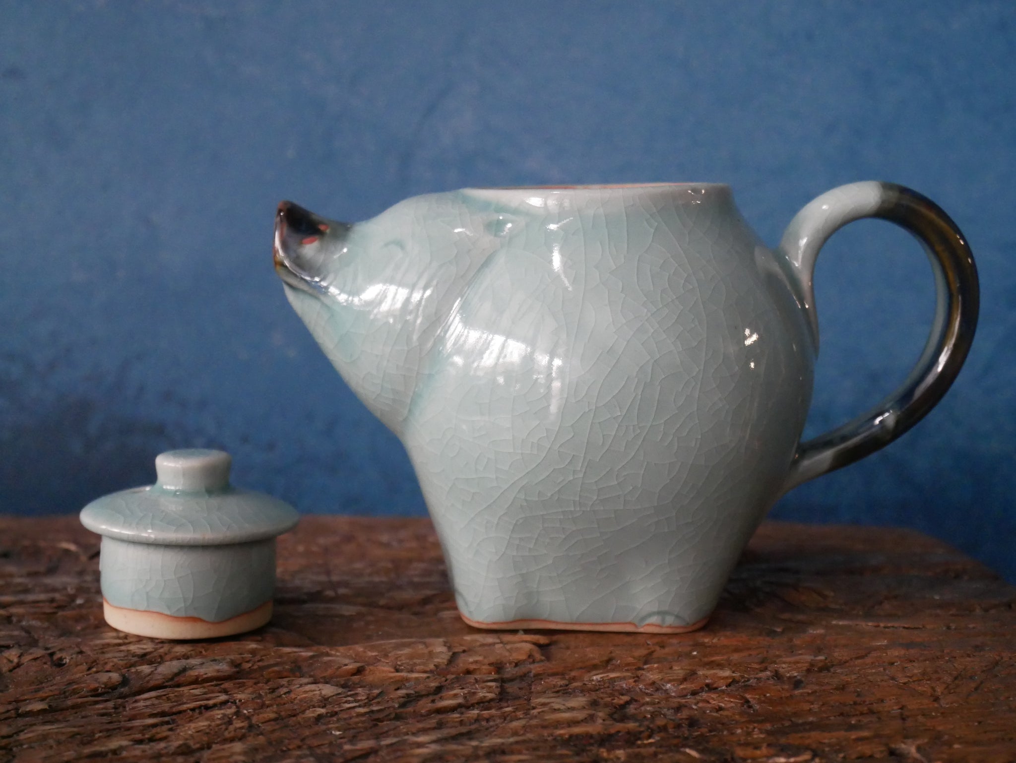 Green Celadon Tea Pot - II