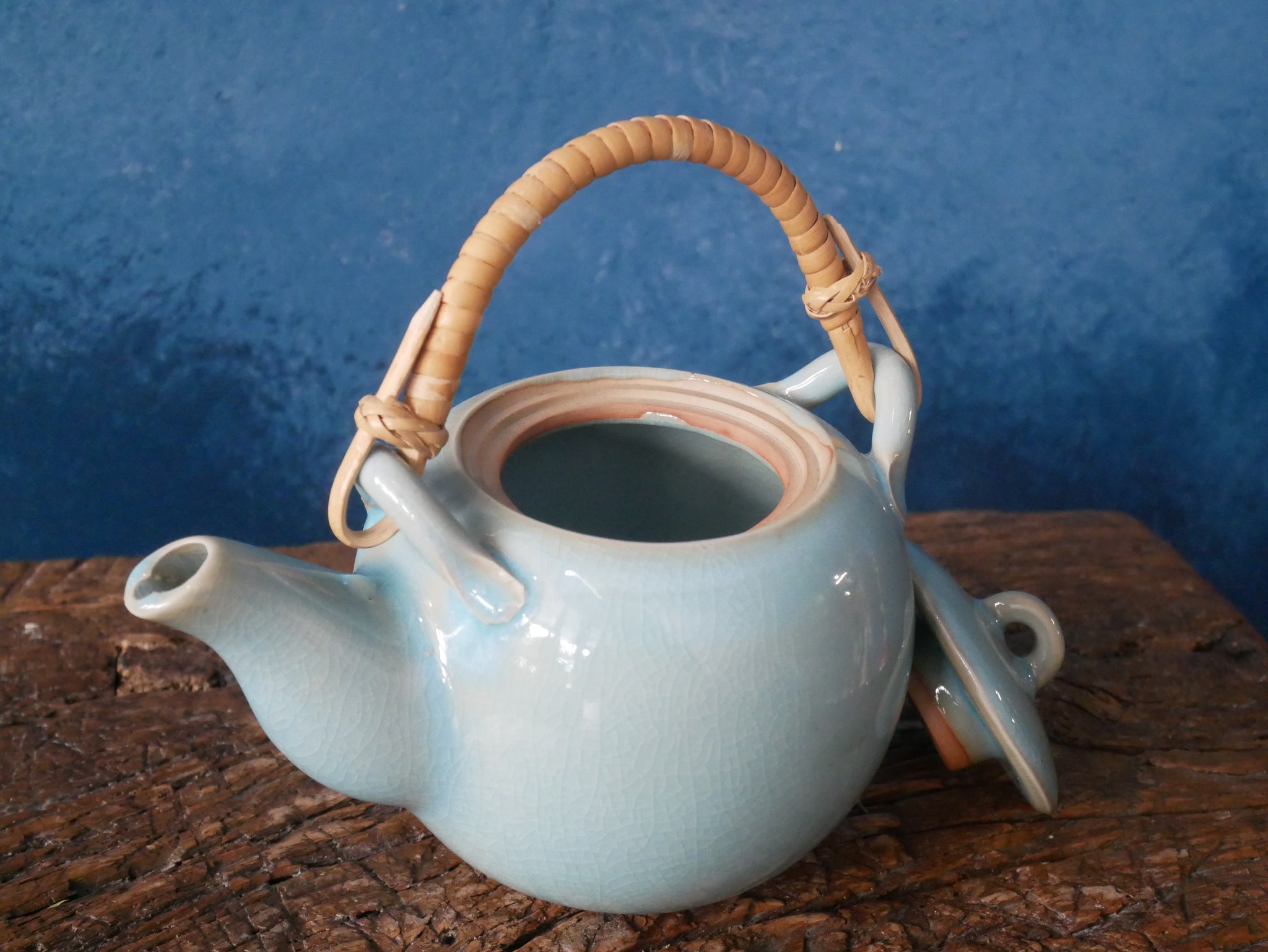 Light Blue Celadon Tea Pot