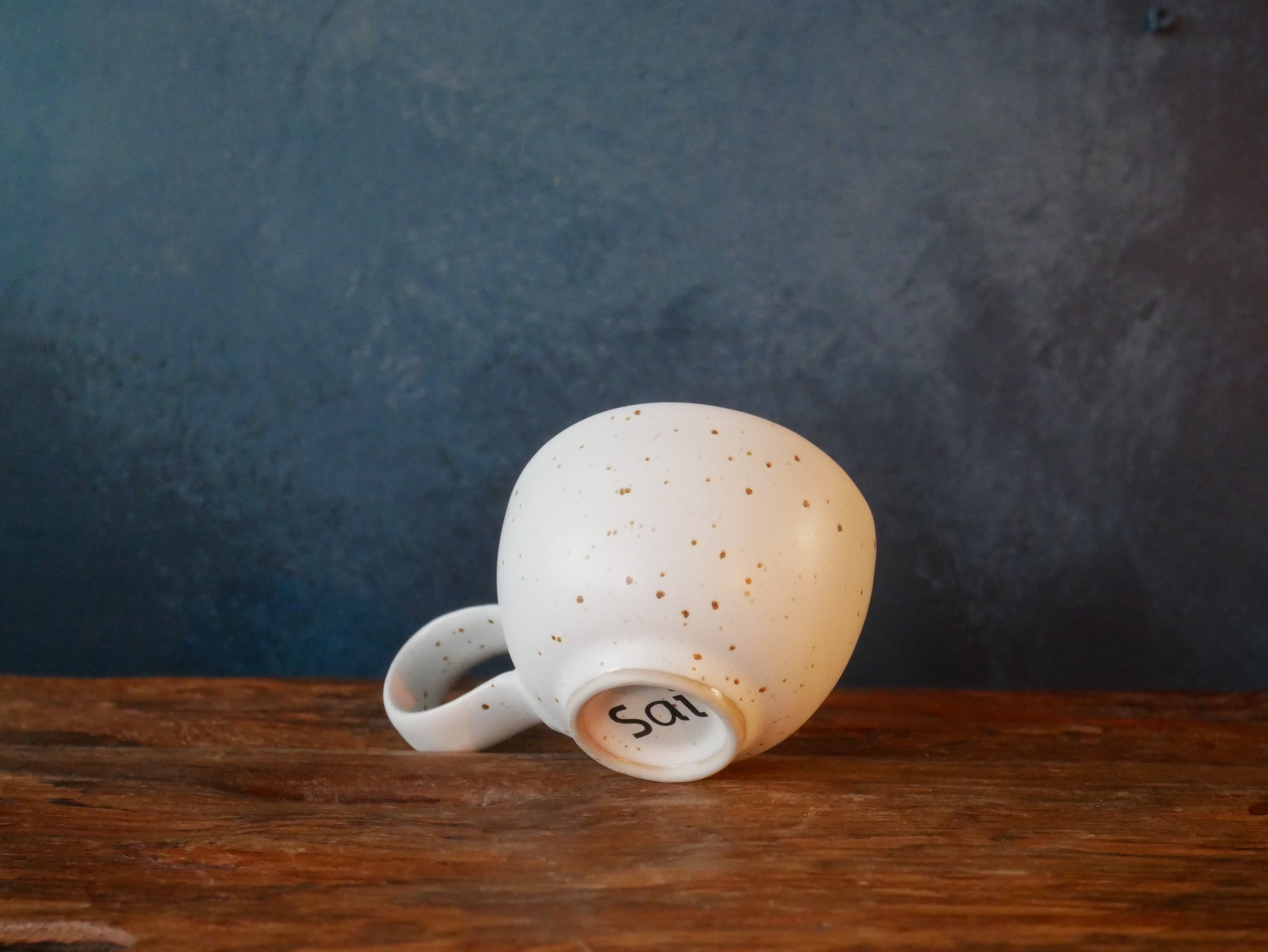 White Speckle Coffee Set - II (SET OF TWO)