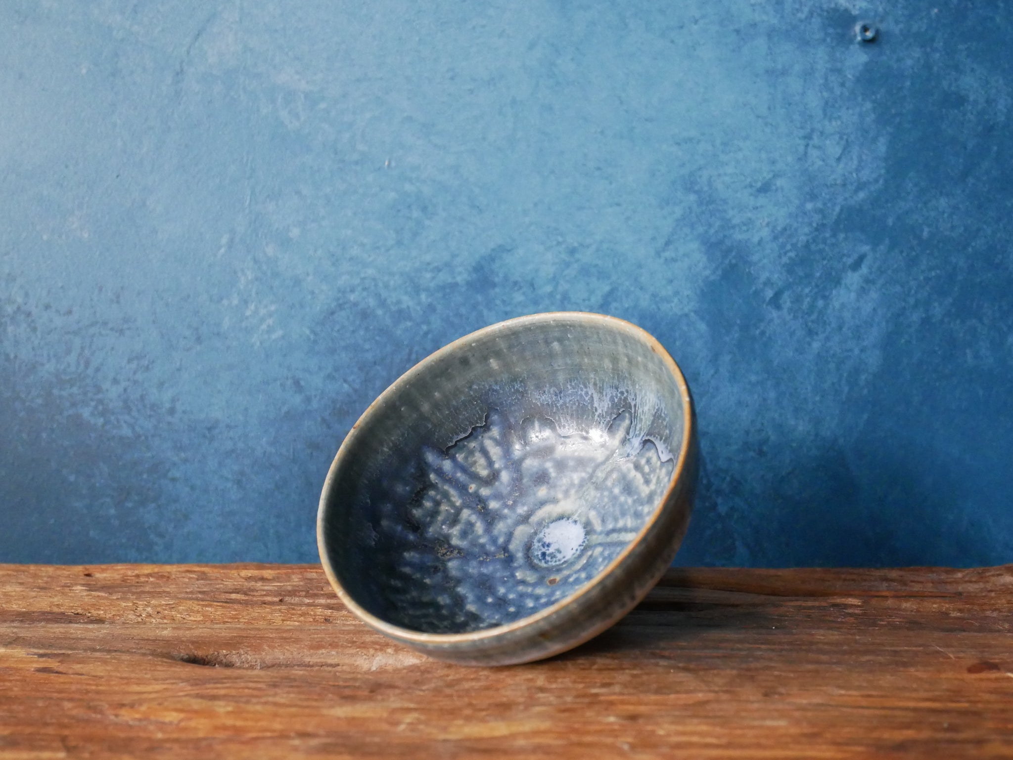 Blue Drip Pastel Bowl