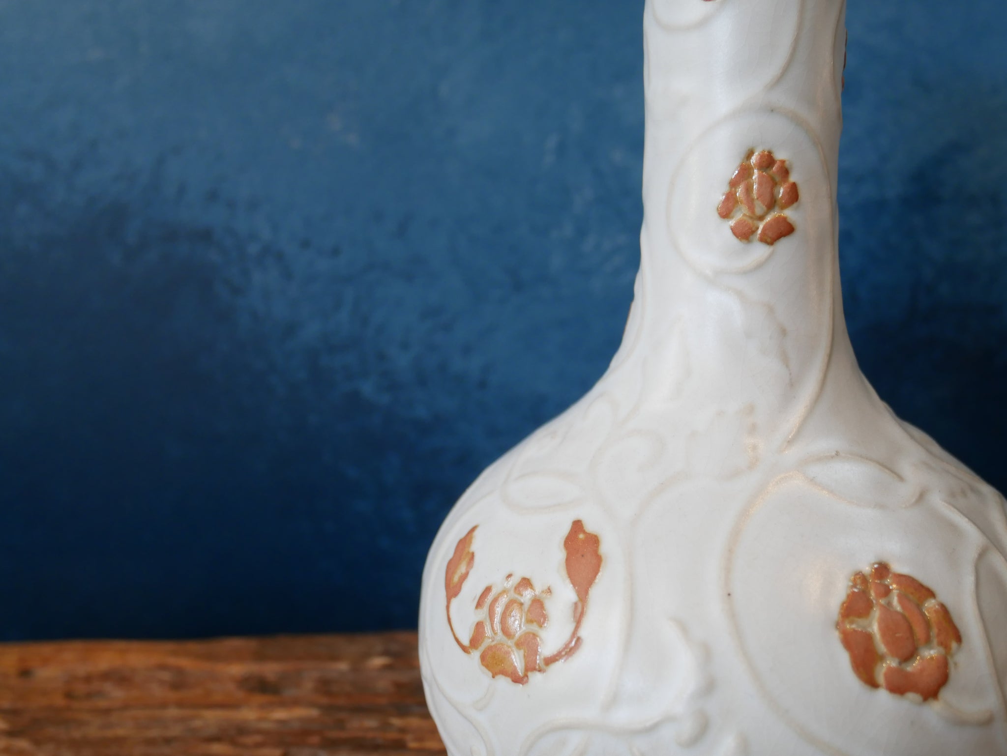 Ivory Floral Vase