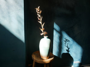 Dark Lavender Vase - II