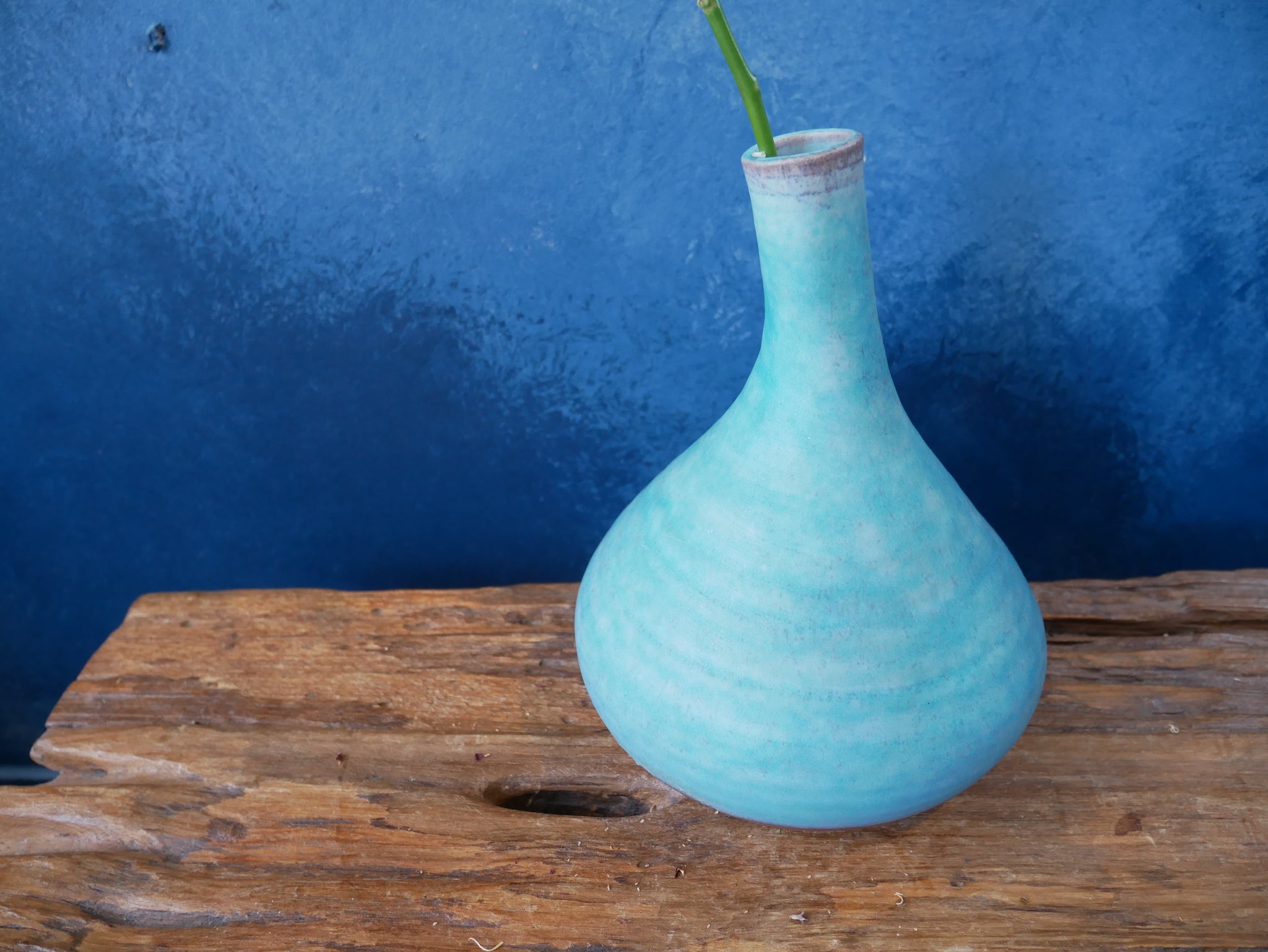 Turquoise Sky Vase - I