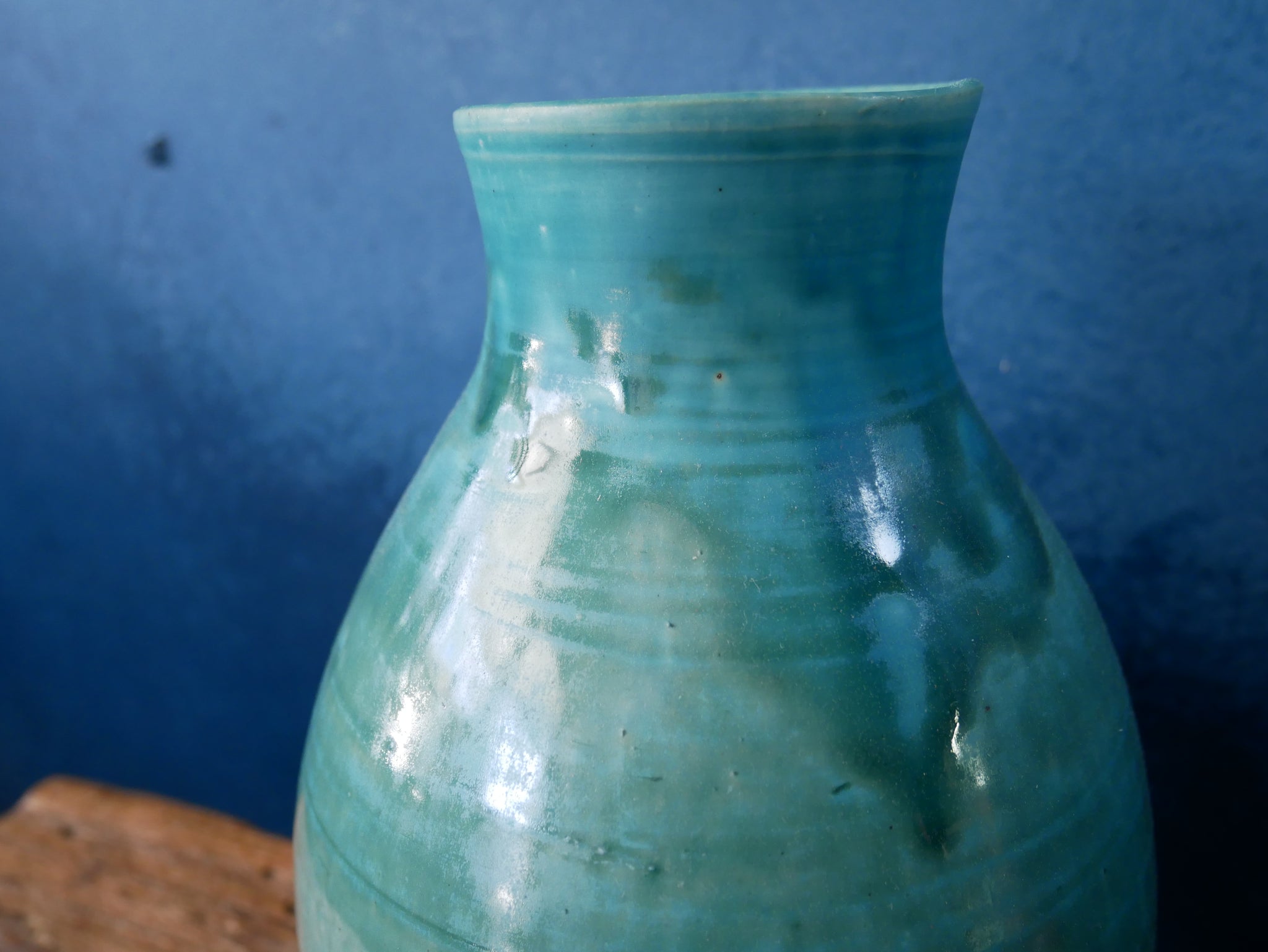 Ocean Blue Vase