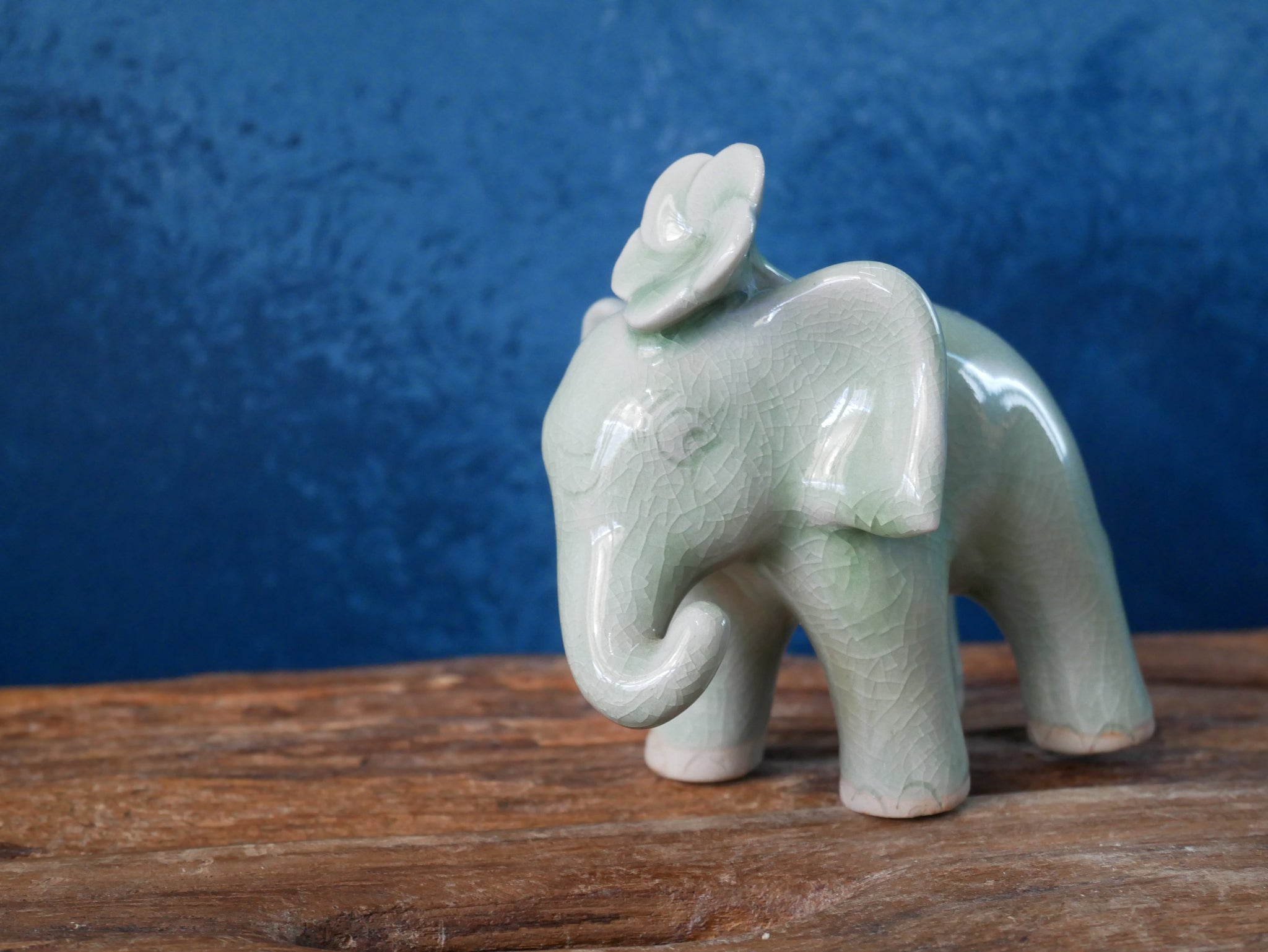 Green Celadon Elephant - IV