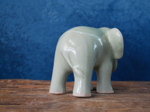 Green celadon Elephant - III