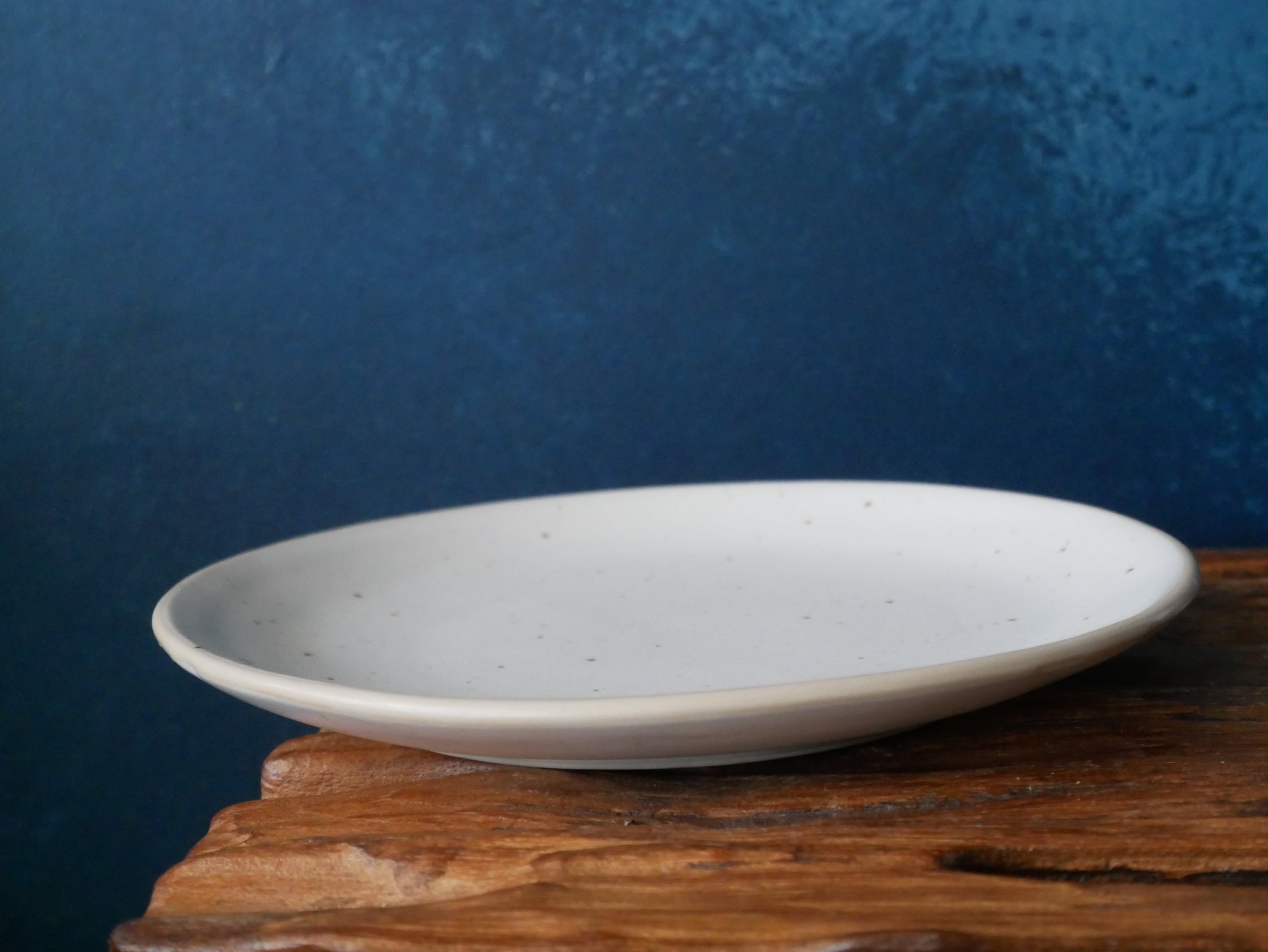 White Speckle Side Plate (SET OF TWO)