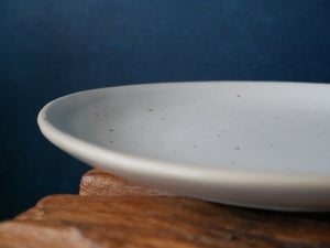 White Speckle Side Plate