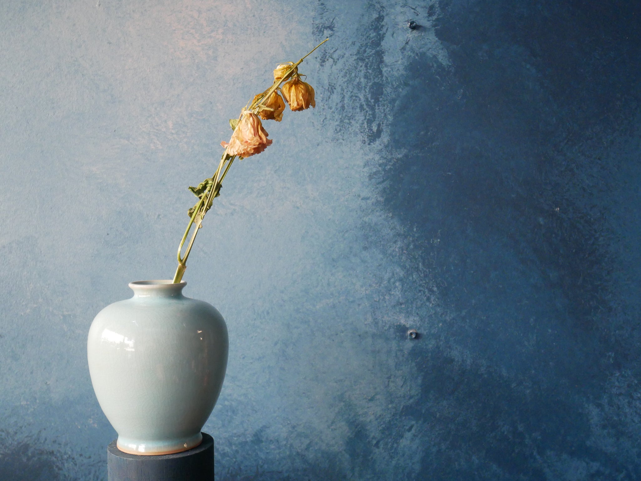 Blue Celadon Vase - II -  Chun