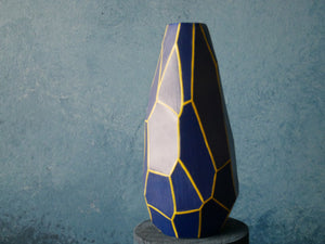 Indigo Dragon Vase - II