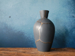 Black Line Vase