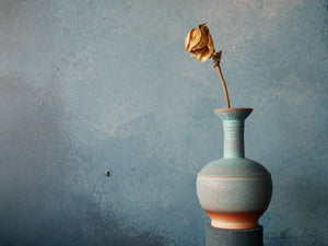 Dark Lavender Vase - IV