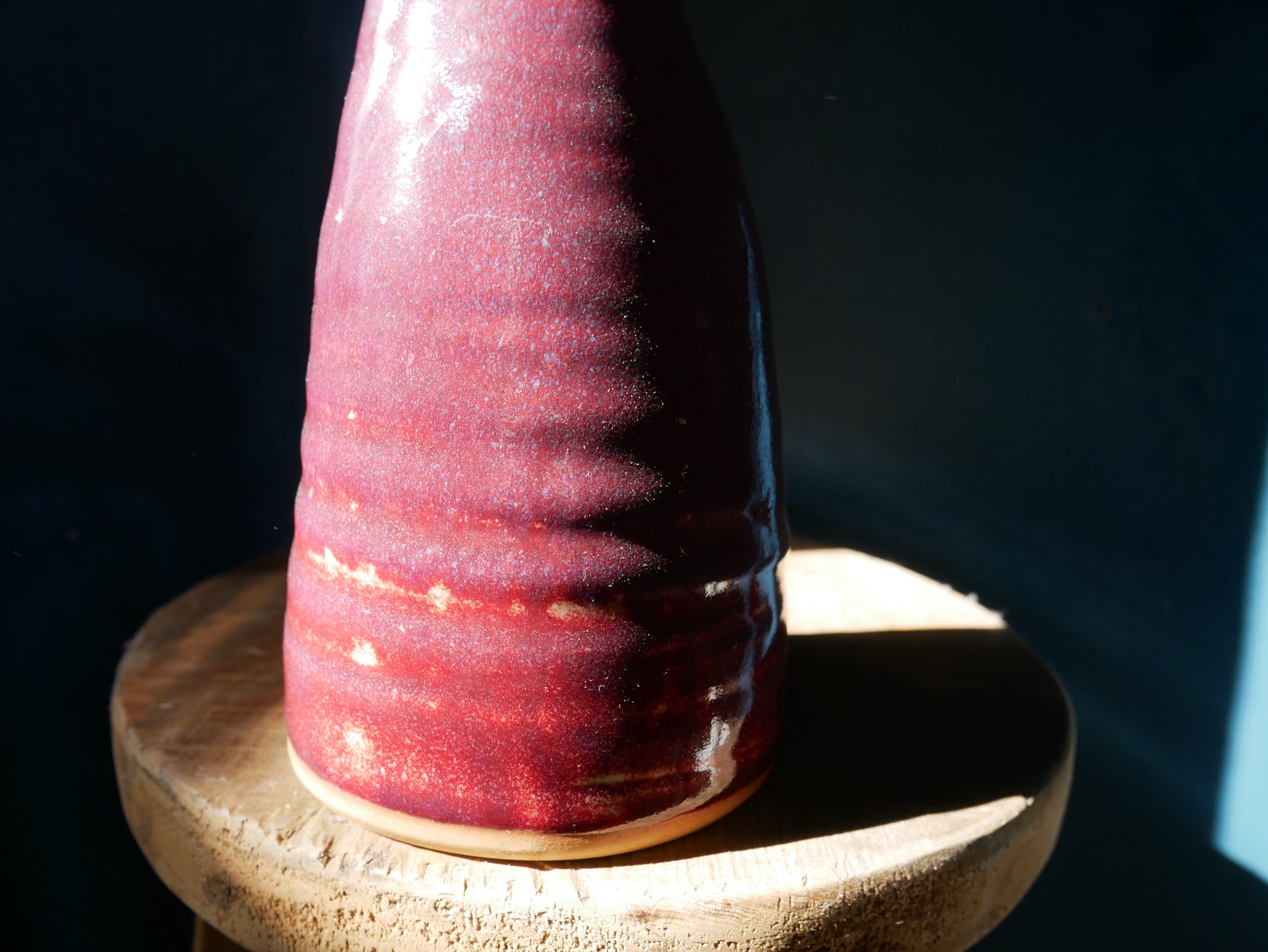 Copper Red Plum Vases - II - Two Styles