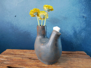Cedar Chicken Vase