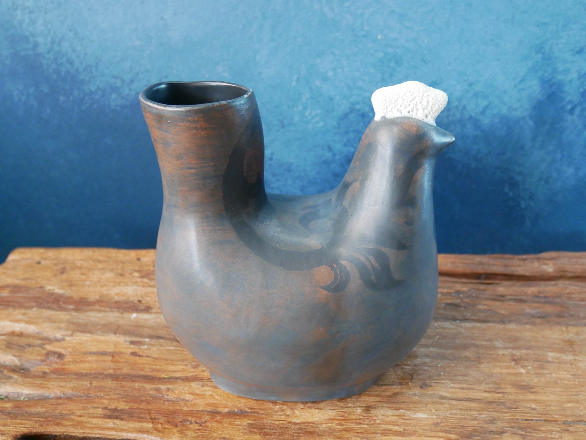 Cedar Chicken Vase