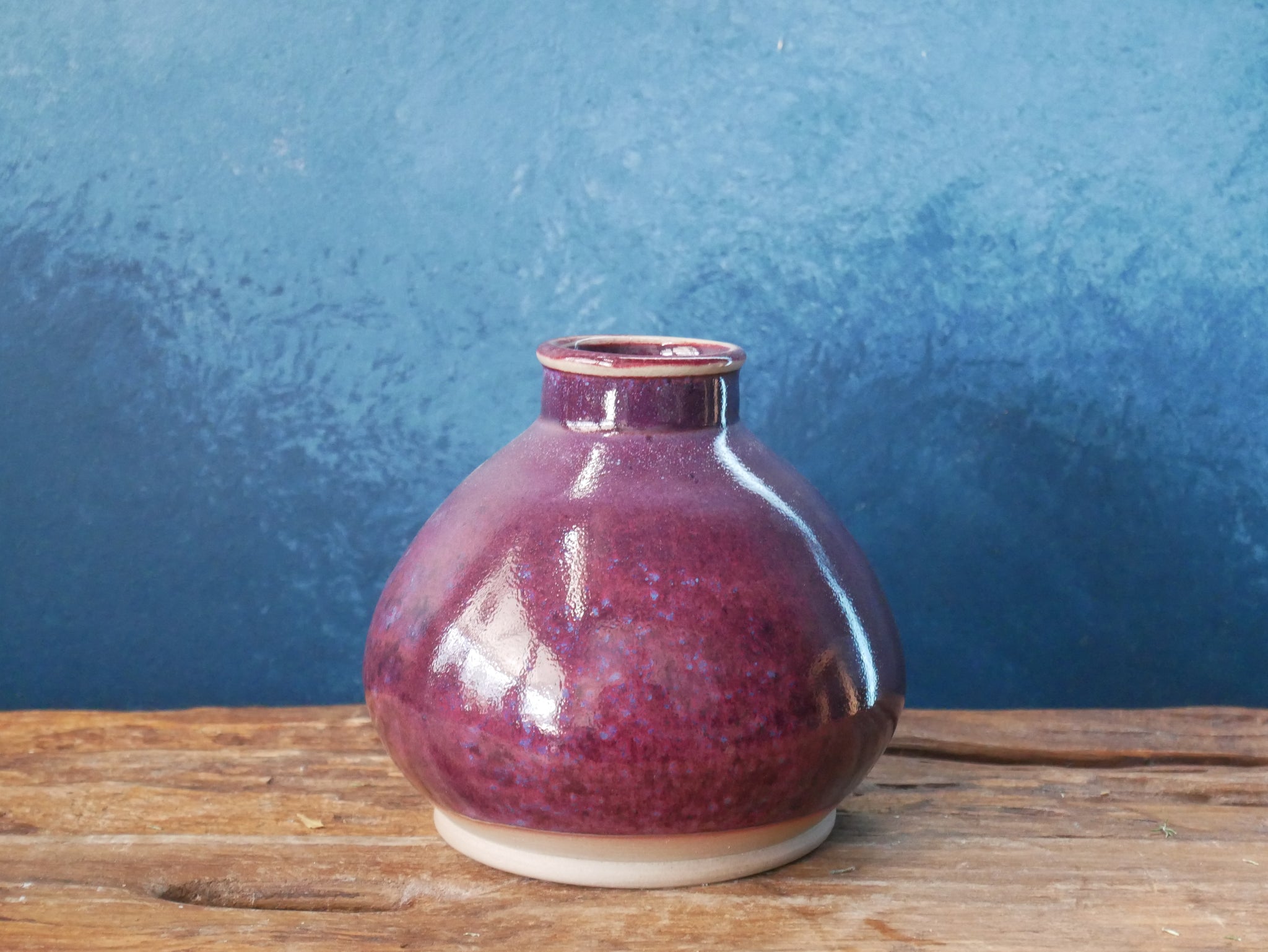 Copper Red Plum Vase - I