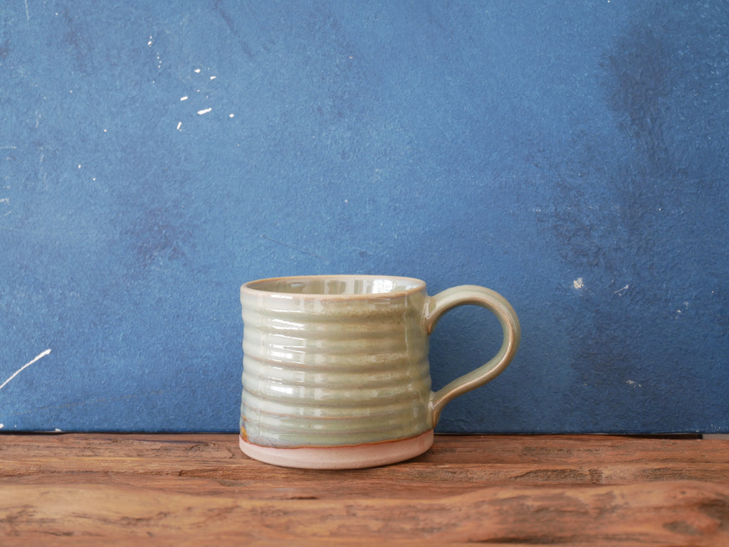 Green Olive Spiral  Mug