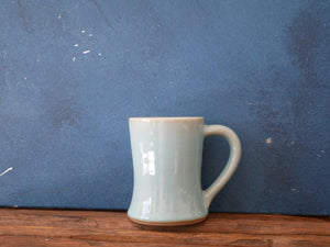 Blue celadon mug