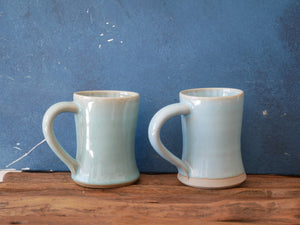 Blue celadon mug