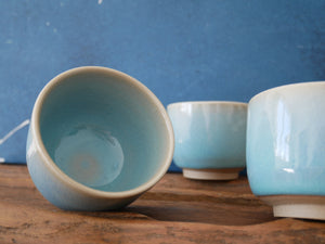 Blue celadon tea cup