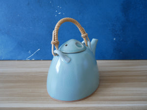 Light Blue Celadon Tea pot - IRON tea pot