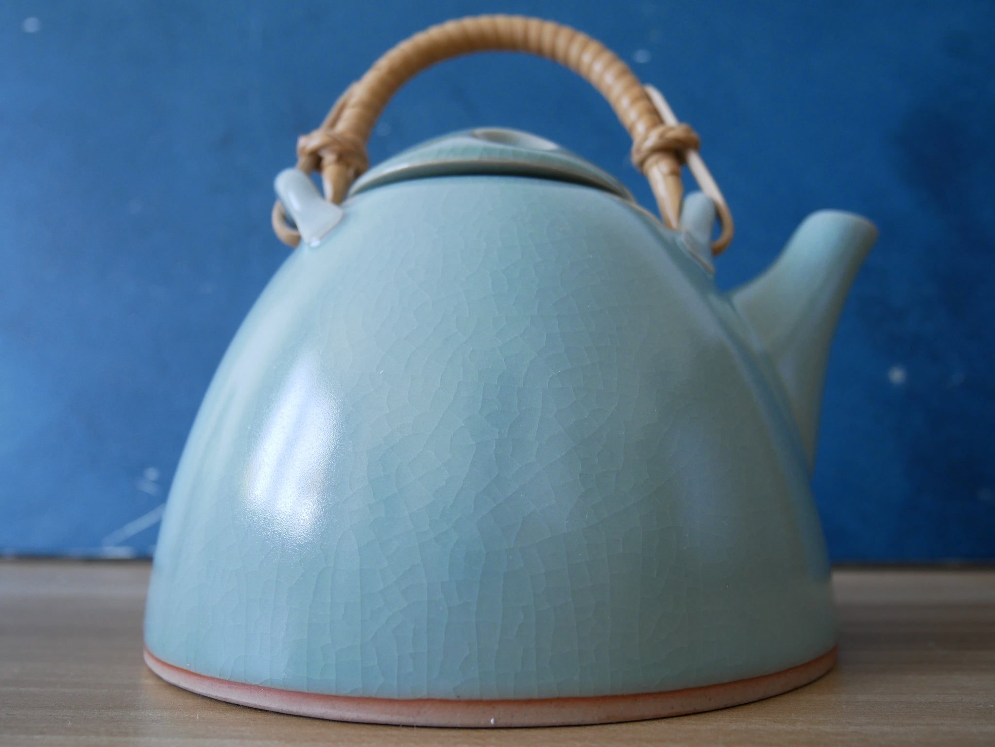 Light Blue Celadon Tea pot - IRON tea pot