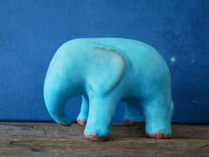 Turquoise Sky Elephants - VI - Two Sizes