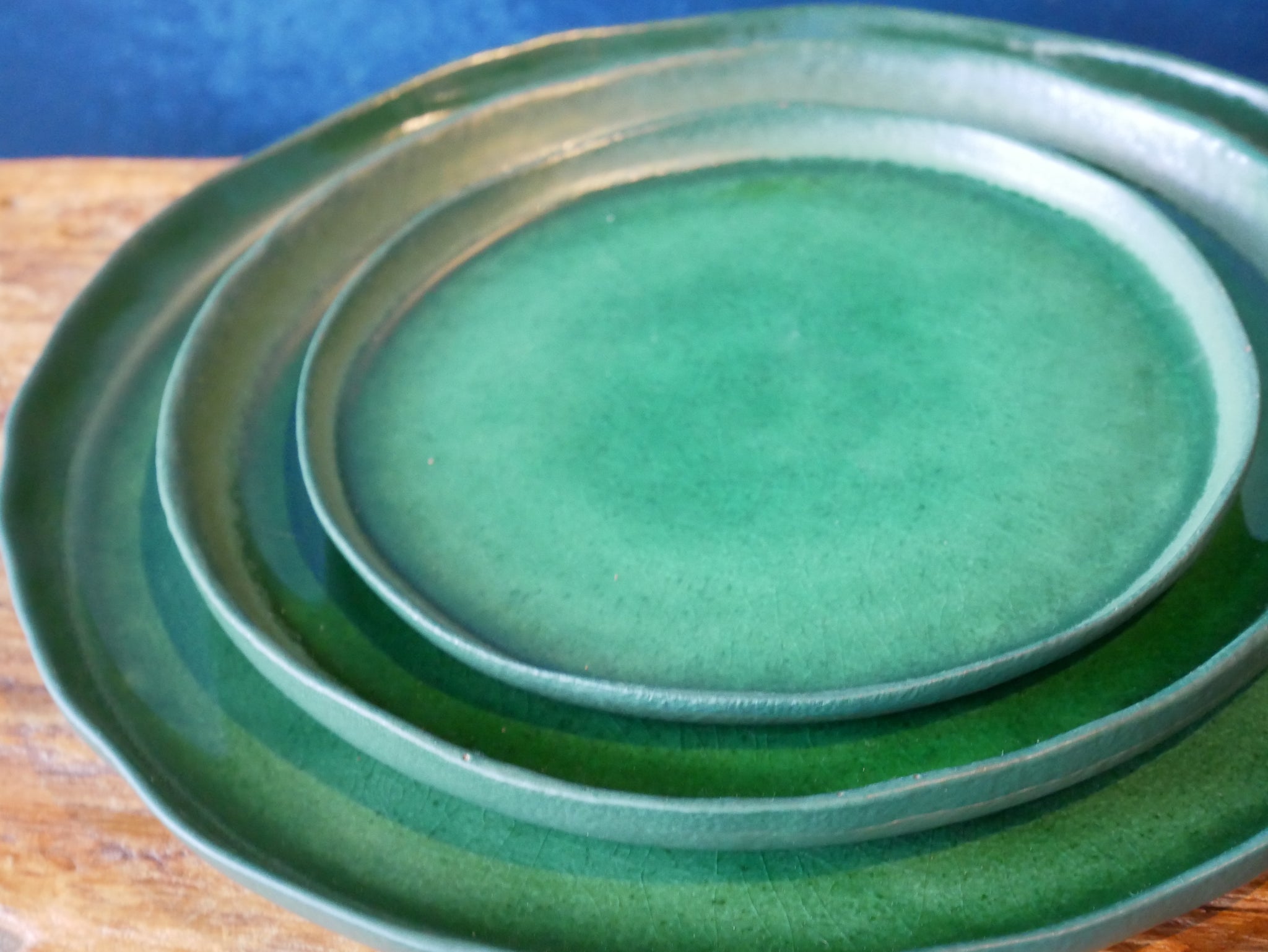 Emerald Celadon Plate - Three Sizes