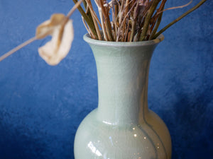 Green celadon | Traditional tall Vase