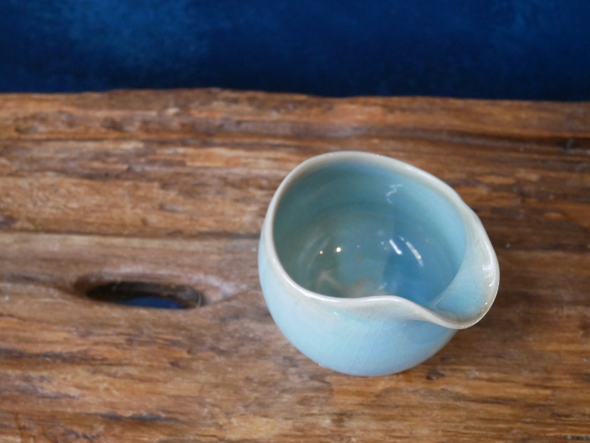 Blue celadon - Milk jug