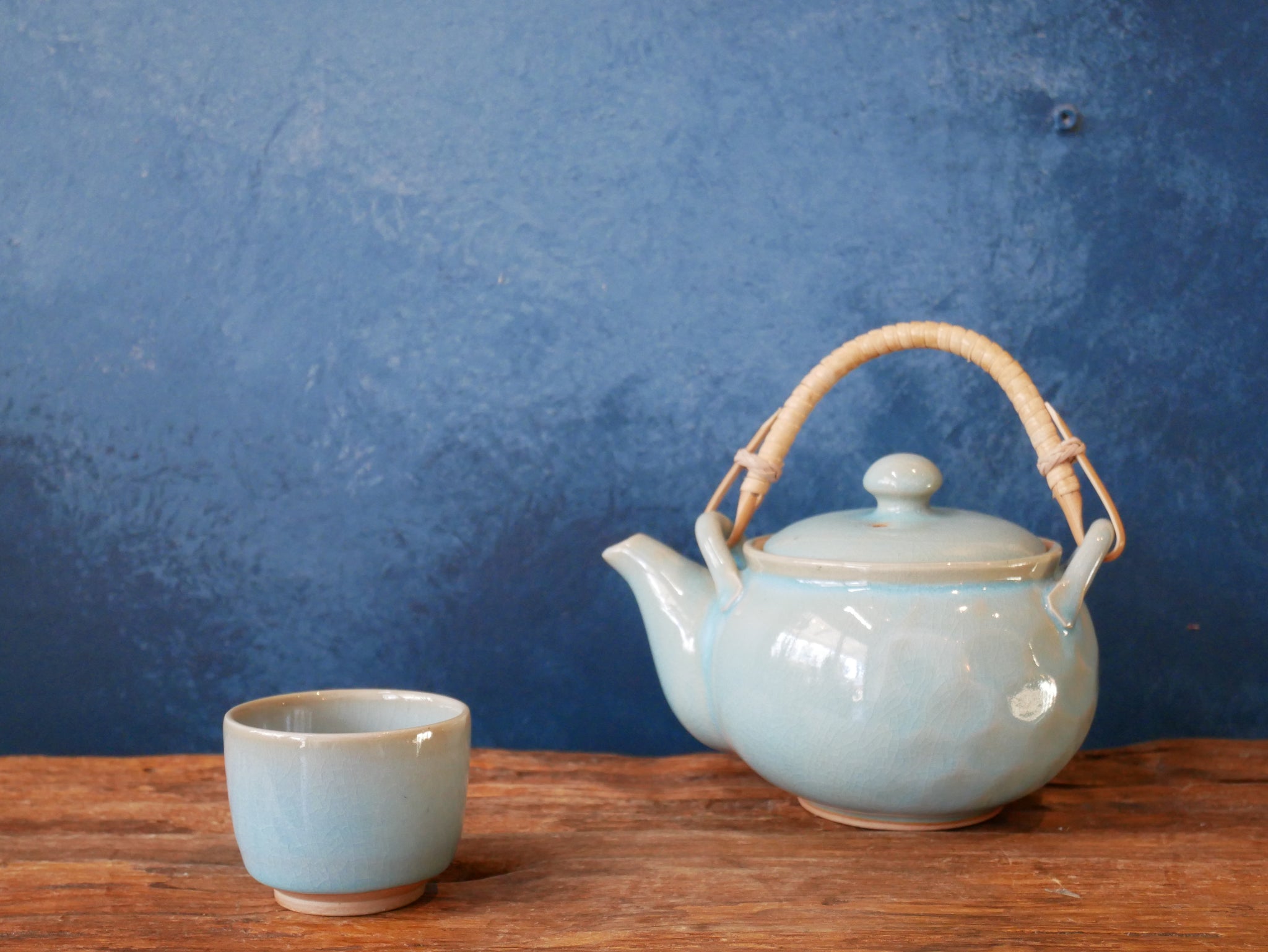 Blue celadon tea cup - ll