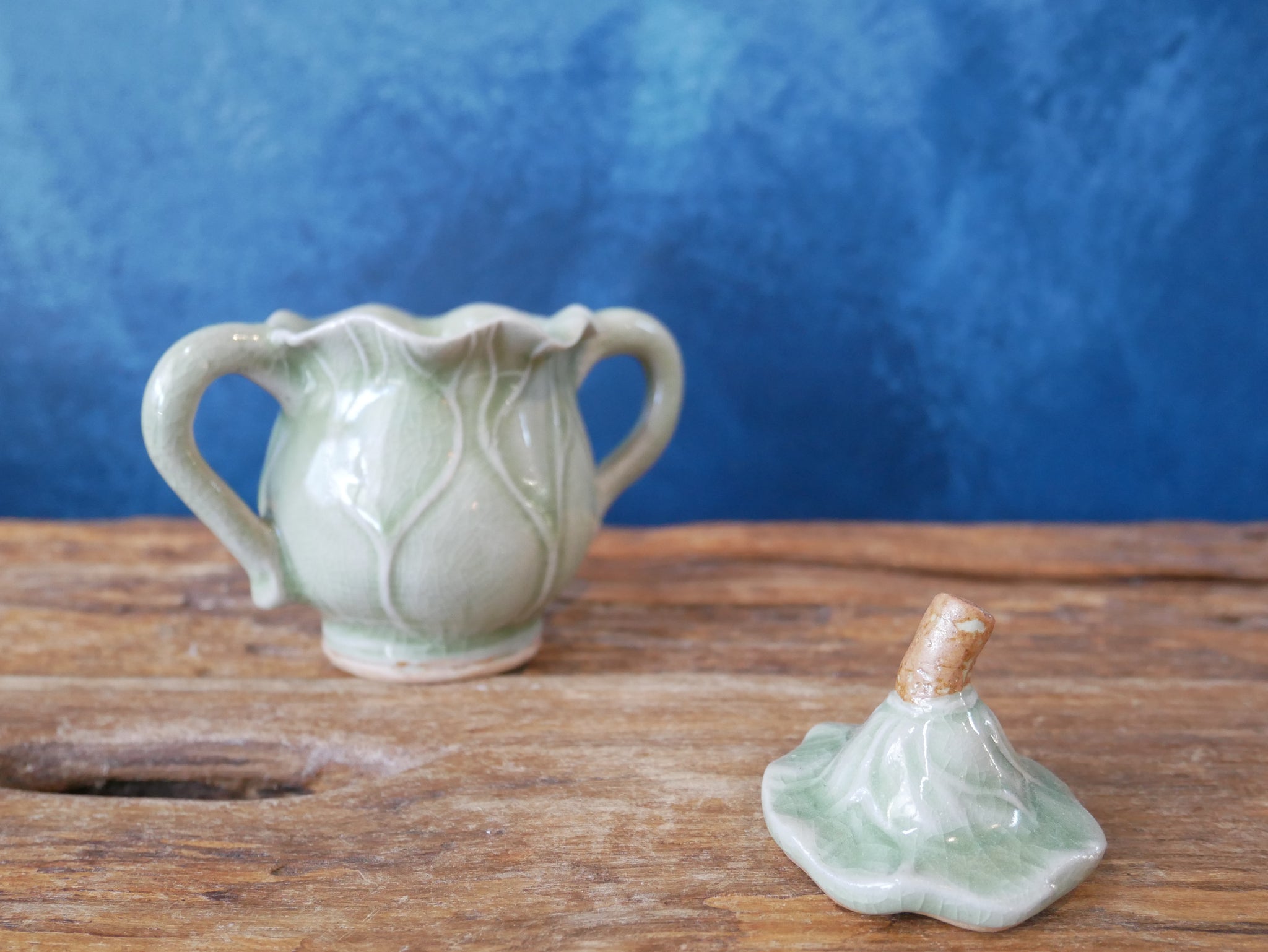 Green Celadon | Sugar basin lotus