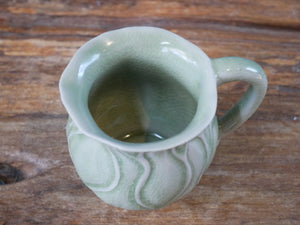 Green Celadon | Milk jug lotus