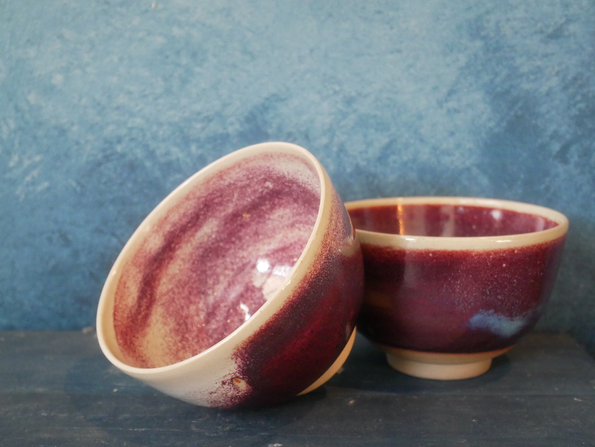 Red Copper Waterfall Small bowl