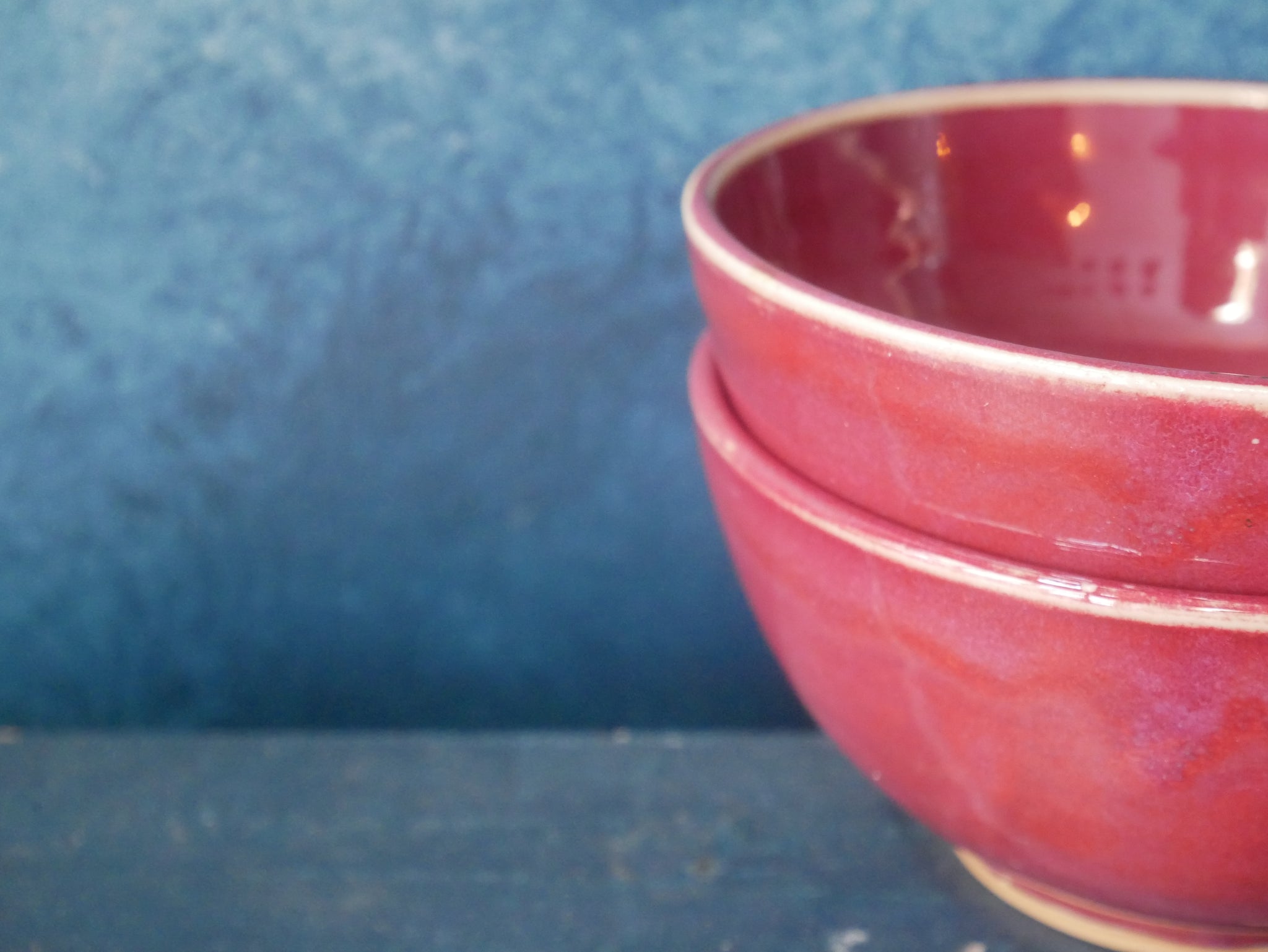 Copper red bowl