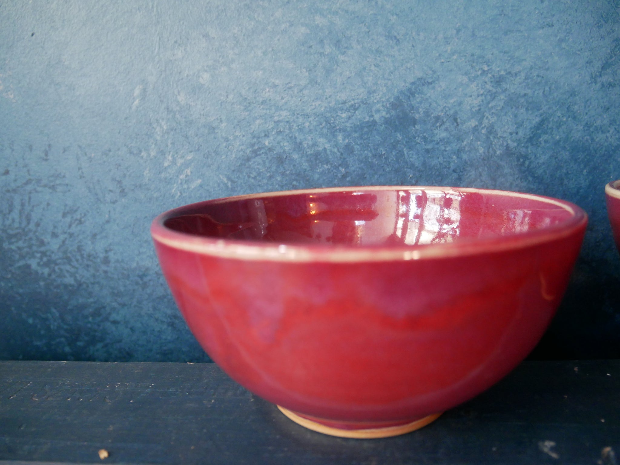Copper red bowl