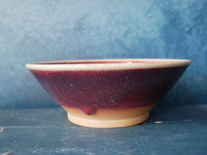 Red Copper Waterfall Bowl