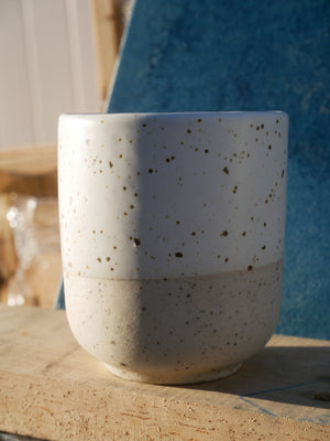 White Speckle Cup - II (SET OF TWO)